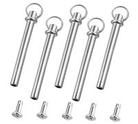 SOLUSTRE Rivetti in Metallo per Albero Ventaglio Pieghevole Kit Riparazione Professionale 5 Set e Accessori per Ventagli a Mano Sostituzione Facile e Duratura