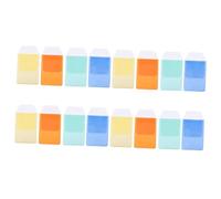 SOLUSTRE Set 16 Astucci per Penne da Medico e Infermiere in Pvc Colore Assortito Piccoli, Anti-perdita e Riutilizzabili, per Ufficio Ospedaliero Stile Casuale