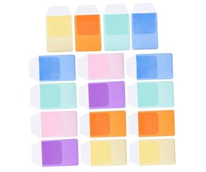 SOLUSTRE Set 16 Astucci per Penne da Medico e Infermiere in Pvc Colore Assortito Piccoli, Anti-perdita e Riutilizzabili, per Ufficio Ospedaliero Stili multipli
