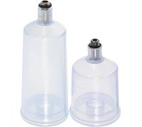 SOLUSTRE Set 2 Bottiglie di Vernice per Aerografo 20ml e 40ml in Plastica e Metallo Resistente alla Corrosione Compatibili Sifone per Pittura Auto e Decorazione Torte