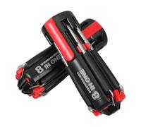 SOLUSTRE Set 2 Pezzi Cacciaviti a Penna 8 in 1 con 6 Lampade Led, Design Compatto in Acciaio, Strumenti di Precisione Multifunzionali per Riparazioni di Orologi e Elettronica