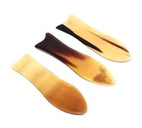 SOLUSTRE Set 3 Pezzi Tavole da Massaggio Gua Sha in Plastica Colore Assortito Forma Pesce per Alleviare Dolori a Spalle e Collo Uso Professionale e Personale