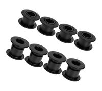 SOLUSTRE Set 4 Paia Boccole in Plastica per Calcio Balilla, Cuscinetti a Barra da 12mm, Ricambi per Aste Portanti, Compatibili Tavoli Calcio Balilla per Gioco Fluido e Riparazioni Rapide