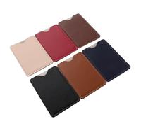 SOLUSTRE Set 6 Pezzi Porta Carte di Credito Uomo Blocco Rfid Anti-frode in Materiale Pu Anti-magnetico per Protezione Antifurto Nelle Attività Quotidiane