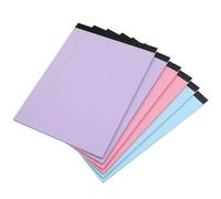 SOLUSTRE Set 6 Pezzi Quaderni Appunti Carta a Righe e Margini, Design Elegante e Portatile per Accessori da Ufficio e Prendere Note al Lavoro