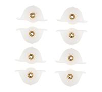 SOLUSTRE Set 8 Pulegge Plastiche Silenziose per Porte Scorrevoli Frigorifero e Vetrina, Cuscinetto di Trazione, Protezione Pavimento, per Ristoranti e Supermercati