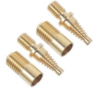 SOLUSTRE Set da 2 Pezzi di Accessori Stecche da Biliardo Viti di Collegamento in Rame Color Oro, Resistenti alla Ruggine di Facile Installazione, Adatti per Estensioni Stecca