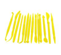SOLUSTRE Set da 2 Strumenti per Scultura in Plastica 28 Pezzi, Penne per Modellare Argilla e Fondente, Utensili Doppi per Ceramica, per Casa e Scuola