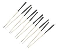 SOLUSTRE Set da 5 Paia di Bacchette Design in Inossidabile Antiscivolo e Leggero per Cena Asiatica e Hot Pot
