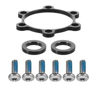 SOLUSTRE Set di 2 Distanziali Mozzo Ruota Hubcentric da 3Mm per Bicicletta Guarnizioni di Conversione 100-110/142-148Mm Accessori Bici Compatti per Fissaggio Sicuro e Durata Elevata