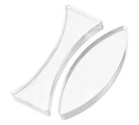 SOLUSTRE Set di 2 Lenti Ottiche Convessa e Concava in Acrilico 6 Cm per Esperimenti di Fisica e Didattica Ottica, Attrezzatura Educativa per Studenti e Insegnamento della Rifrazione