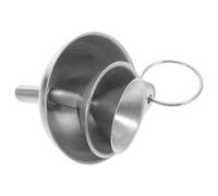 SOLUSTRE Set di 3 Imbuti da Cucina in Acciaio Inossidabile Foro per Appendere, Resistenti alla Rottura e Facili da Trasportare, per Vino in Cucina