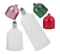 SOLUSTRE Set di 5 Tazze di Vernice Spray per Aerografo, Contenitori in Plastica da 20 e 40 MM, Robusti e Resistenti, per Pittura Fai da Te e Accessori Disegno Professionale