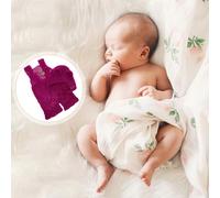 SOLUSTRE Set di Costumi per Ragazzo Ragazza Pantaloni a Bretelle Elastiche, Berretto Delicato a Forma di Orso, Tessuti a Mano e Traspiranti, per Servizi Fotografici Newborn