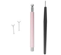 SOLUSTRE Set di Magneti per Unghie Effetto Occhio di Gatto Design a Y in Metallo e Plastica, Controllo Fine del Gradiente per Gel Polish, per Saloni e Uso Fai-da-te