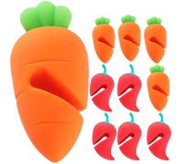SOLUSTRE Sollevatore per Coperchio in Silicone 10 Pezzi Anti Trabocco per Pentole Design Carino, Facile da Trasportare e Conservare, per Cucina e Regali la Casa