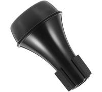 SOLUSTRE Sordina per Tromba in Abs Nera Mini, Accessorio Leggero e Compatto per Pratica Musicale, Sostituzione per Sordina Tromba per Principianti e Suonatori di Ottoni