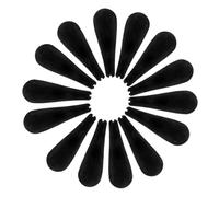 SOLUSTRE Spalline Per Grucce Antiscivolo Per Abiti, Forma Spalla Floccate Larghe, Set Da 24 Pezzi, Leggere e Facili Da Installare, Accessori Per Appendiabiti Protezione Capi