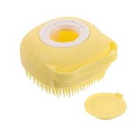 SOLUSTRE Spazzola da Bagno con Dispenser Integrato per Shampoo in Silicone Massaggiatore Delicato per Cute e Pulizia Profonda, per Ragazzo Ragazza e Domestici la Doccia