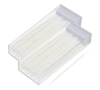 SOLUSTRE Spazzolino Interdentale Portatile 2 Scatole Da 60 Pezzi Scovolino Dentale Compatto Per Uso Quotidiano e Viaggi Manico Ergonomico Antiscivolo Pulizia