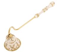 SOLUSTRE Spegnicandele Vintage Manico Lungo Metallo, Accessorio per Candele Decorativo, Strumento Affidabile per Spegnere la Scintilla, per Aromaterapia e Regali per Appassionati di Candele