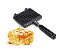 SOLUSTRE Stampo per Waffle Antiadherente in Alluminio Forma Quadrata per Dolci Fatti in Casa Strumento Versatile per Chef e Pasticceri Compatto e Facile da Usare