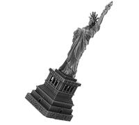 SOLUSTRE Statua libertà in Metallo Soprammobile Decorativo e Ufficio Scultura Architettonica Creativa e Leggera Vintage per Desktop