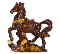 SOLUSTRE Statuetta di cavallo da tè: Tea Pet cinese che cambia colore - Graziosa statua di animale in miniatura a forma di cavallo, decorazione da scrivania per la sala da tè di casa, ufficio