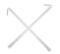 SOLUSTRE Striscia Led Rigida - 2 Pezzi 50 Cm Bianco Caldo 12 V Ip65 Per Decorazioni Per La Casa