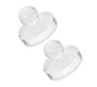 SOLUSTRE Strumento 2 per Pressare Ombretto Rotondo in Acrilico per Compressione Uniforme e Versatile per Kit e Personale
