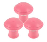 SOLUSTRE Strumento Allenatore Mandibola 3Pezzi per Esercizi Facciali e Tonificare Muscoli Viso e Collo Attrezzo per Ginnastica e Massaggio per Donne e Uomini Rosa