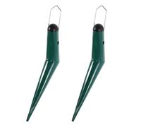 SOLUSTRE Strumento da Giardinaggio 2 Pezzi in Acciaio al Manganese, Dibbler Portatile per Piantare Semi e Bulbi, per Orti e Piccoli Lavori Domestici