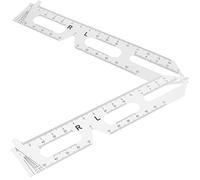 SOLUSTRE Strumento Ottico Righello Per La Distanza Della Pupilla 2 Pezzi Strumenti Ottici In Plastica Portatili Righello Millimetrico
