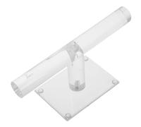 SOLUSTRE Supporto per Luce Bicicletta Espositore per Torcia e Fari LED in Acrilico Salvaspazio, Resistente alla Deformazione, per Garage e Stanza