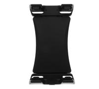 SOLUSTRE Supporto per Tablet e Telefono Nero in Plastica Pannello Levigato e Rotazione, Stand da Tavolo che Non Blocca i Tasti, per Casa e Ufficio