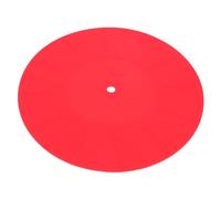 SOLUSTRE Tappetino in Silicone Microforato per Giradischi da 170mm, Cuscinetto Antivibrazione e Antistatico per Migliorare la Qualità Audio dei Dischi in Vinile