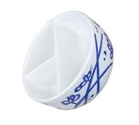 SOLUSTRE Tavolozza in Ceramica per Pittura Ruota dei Colori, Vassoio per Miscelare Pigmenti e Contenitore per Pennelli, Superficie Liscia e Resistente, per Acquerelli e Arte Creativa