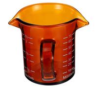 SOLUSTRE Tazza da e Tè Vetro Trasparente con Ergonomico Misurino Preciso per Cucina e Bar Resistente e Facile da per Uso e Professionale Colore Giallo
