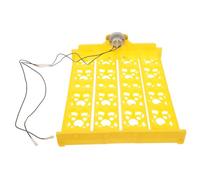 SOLUSTRE Vassoio per Incubatrice Uova Automatico 16 Posti in Plastica Stabile e Sicuro Rotazione Automatica per Schiusa Domestica Accessorio Professionale per Incubatore Polli