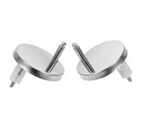 SOLUSTRE Viti Espansione per Tavoletta WC 2 Paia con Tasselli in Gomma e Plastica, Resistenti all'Usura per Fissaggio Universale del Sedile WC