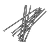 SOLUSTRE Viti Lunghe per Prese Elettriche in Acciaio Inox M4X110 Set da 10 Pezzi Viti Autofilettanti a Testa Svasata Piatta per Piastre e Scatole Elettriche Resistenti alla Corrosione