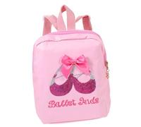 SOLUSTRE Zaino Da Balletto Per Bambine Paillettes, Cartella Da Ballo Leggera e Resistente in Pu, Borsa Per Danza Classica Regolabile Per Scuola e Asilo