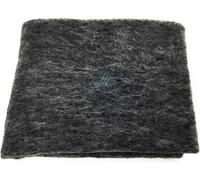 Solution Ahead - Filtro per cappa in fibre naturali, fibre di lino, assorbe i grassi, fabbricazione 100% francese, 100% riciclabile e compostabile 47 x 57 cm Filtre Lin Charbon 200 Gr/M²