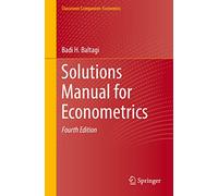 Solutions Manual for Econometrics