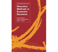 Solutions Manual for Recursive Methods in Economic Dynamics