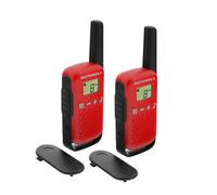 Solutions T42 RED Walkie Talkie Talkabout PMR446 16 canali portata 4 km rosso 2