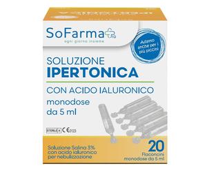 SOLUZ IPERTONICA 3% 20FL SF+