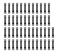 Soluzione a dente di sega per appendere il pacchetto affidabile di ganci resistenti insieme alle viti di installazione necessarie (nero)