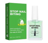 Soluzione anti-mordere le unghie, prevenzione naturale da 8 cm, 15 ml, inodore, per la cura delle unghie, gusto amaro delicato, comfort di lunga durata, uso quotidiano per adolescenti e adulti