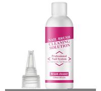Soluzione antiscivolo, detergente per pennelli per unghie, 120 ml, per manicure, per donne, ragazze, saloni, studenti, professionisti, amanti della bellezza a casa